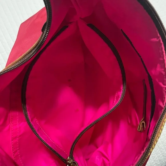 Dooney & Bourke Crimson Shoulder Bag with Brown Strap - Picture 10 of 16